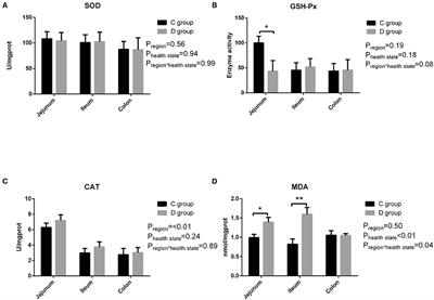 Changes of Intestinal Oxidative Stress, Inflammation, and Gene Expression in Neonatal Diarrhoea Kids